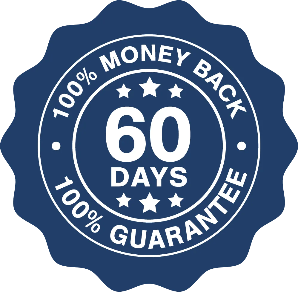 60-day money-back guarantee