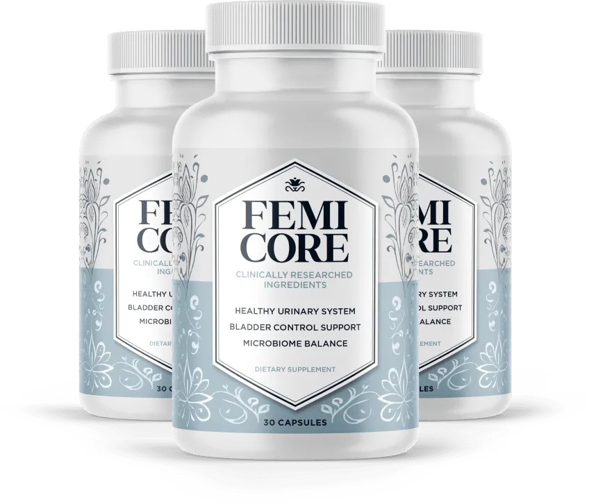 FemiCore 3 bottle package