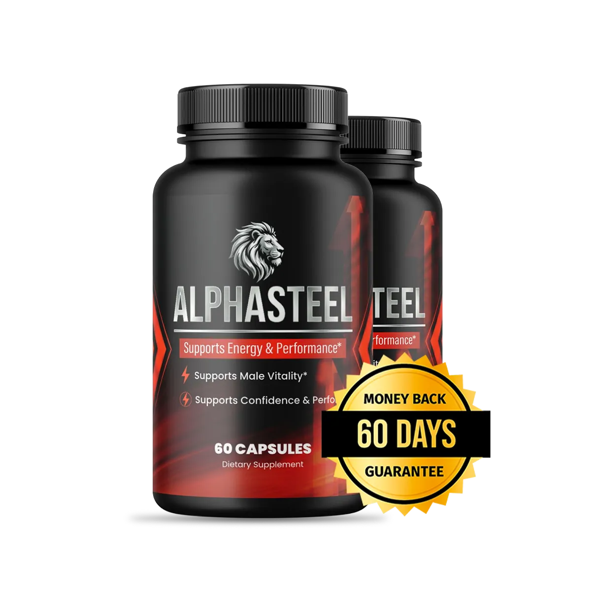 AlphaSteel two-bottle package