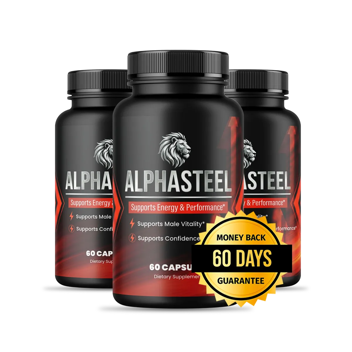 AlphaSteel three-bottle package